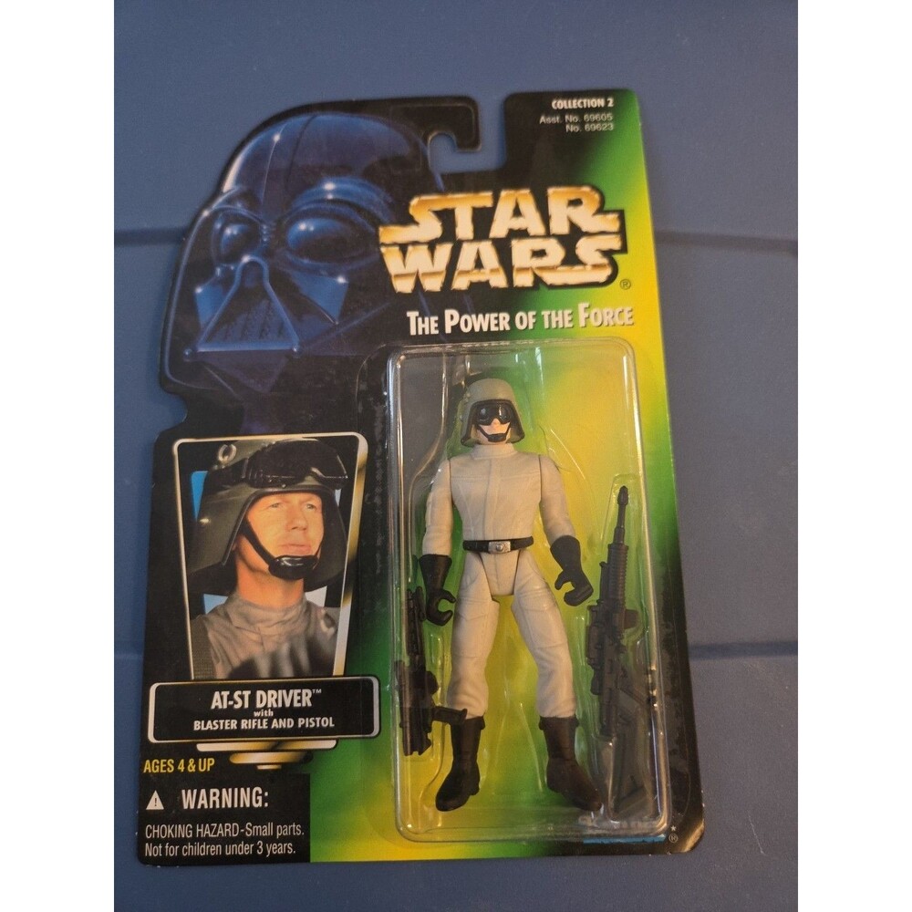 Kenner Star Wars Power Of The Force - At-St Driver With Blester Pistol And...